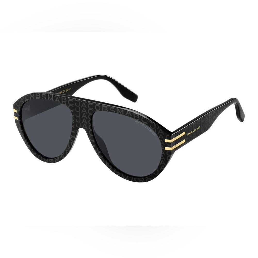 NWT Marc Jacobs Marc Black Aviator Sunglasses